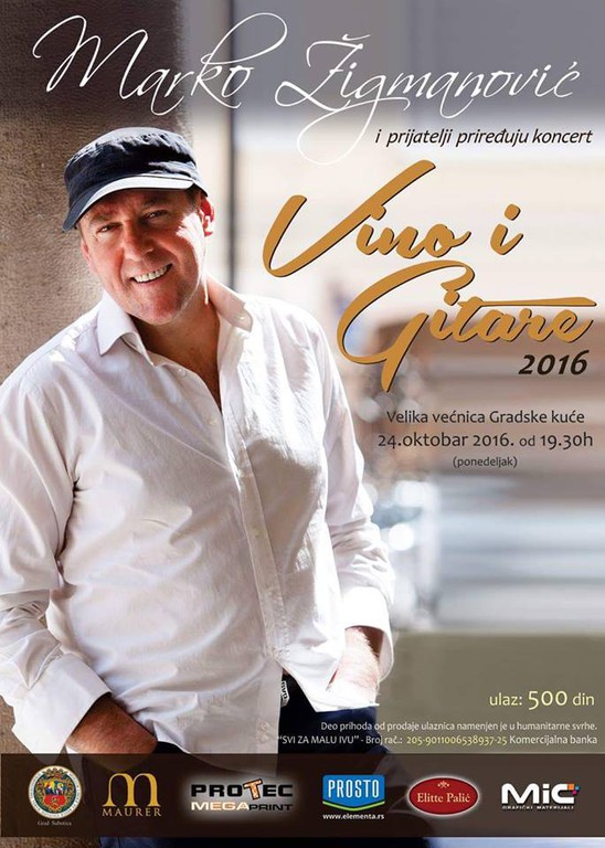 Koncert "Vino i Gitare 2016"