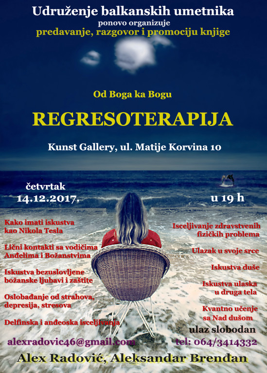 Predavanje i promocija knjige: Regresoterapija, od Boga ka Bogu