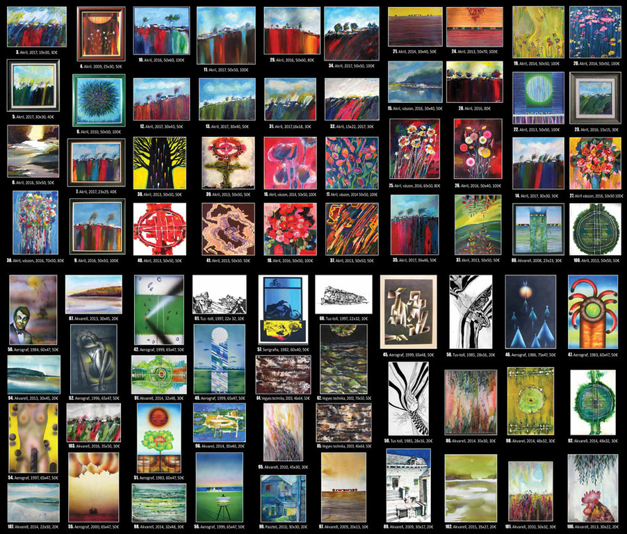 Samostalna prodajna izložba Đerđa Boroša