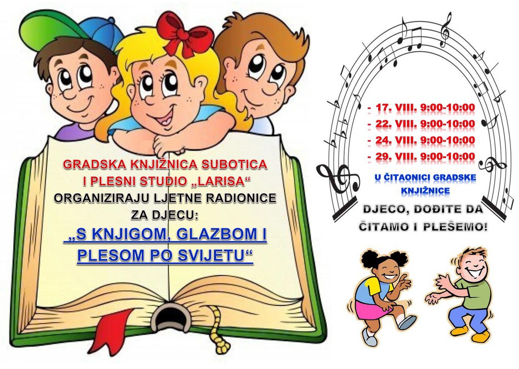 Dečja radionica: S knjigom, muzikom i plesom po svetu