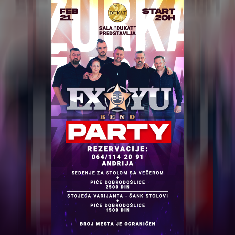 Ex Yu bend Party