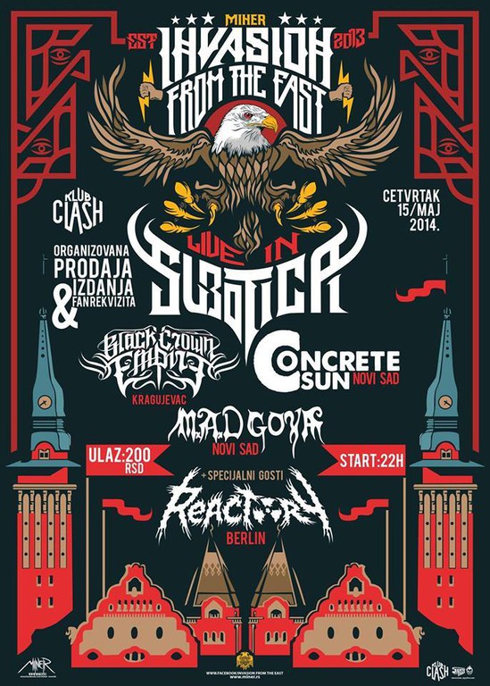 Reactory+MAD & Goya+Concrete sun+Black crown empire