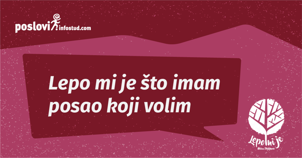 Radionica "Lepo mi je što imam posao koji volim"