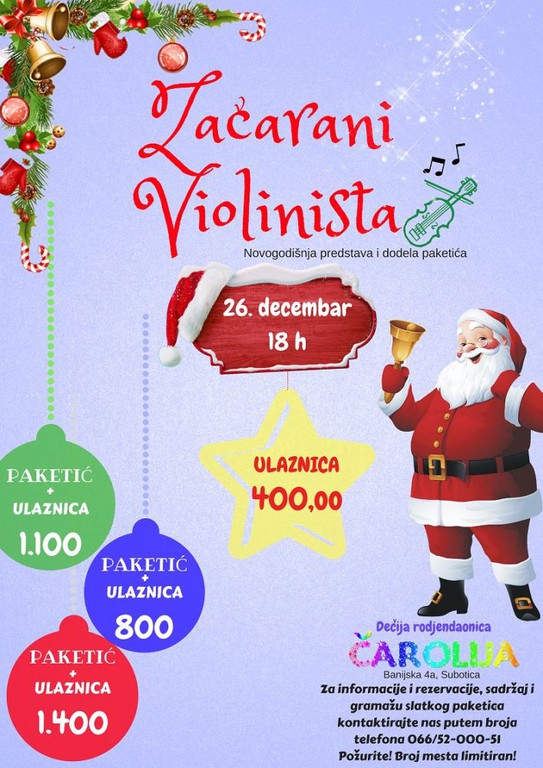 Novogodišnja predstava i dodela paketića