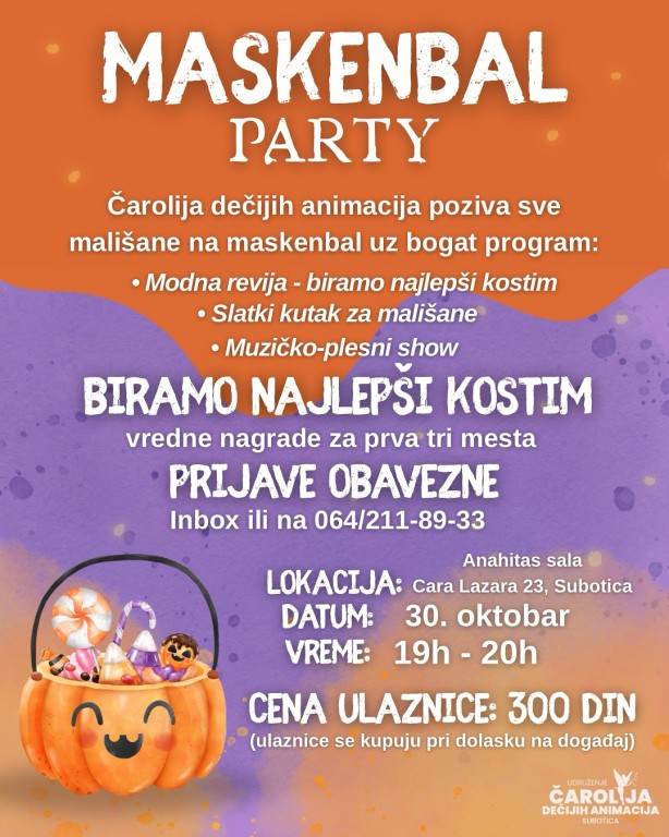 Maskenbal Party za mališane