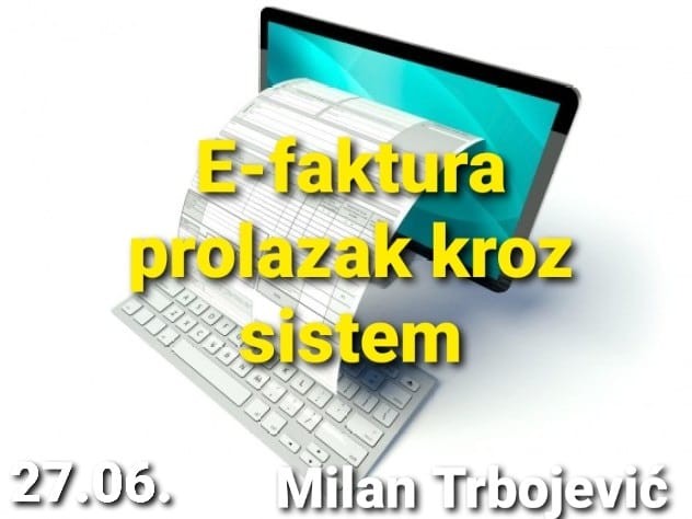 E-fakture prolaze kroz sistem (koraci)