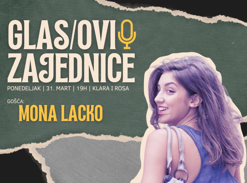 Glas/ovi zajednice: MONA LACKO