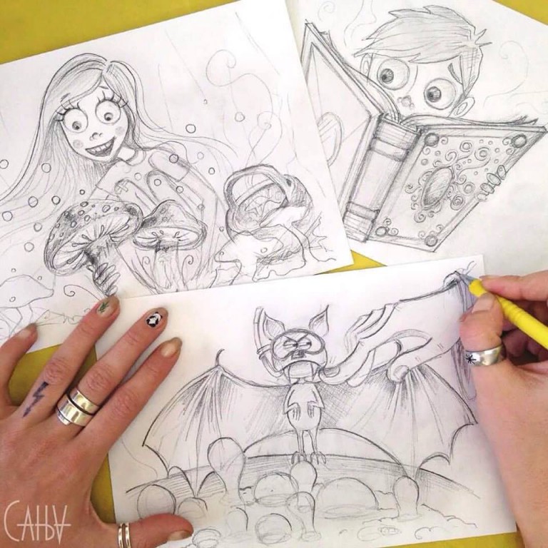 Neobična zanimanja: Aleksandra Jevtović, ilustratorka (predavanje i izložba)