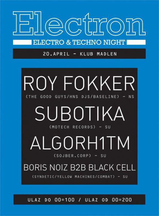 Electron - electro & techno night