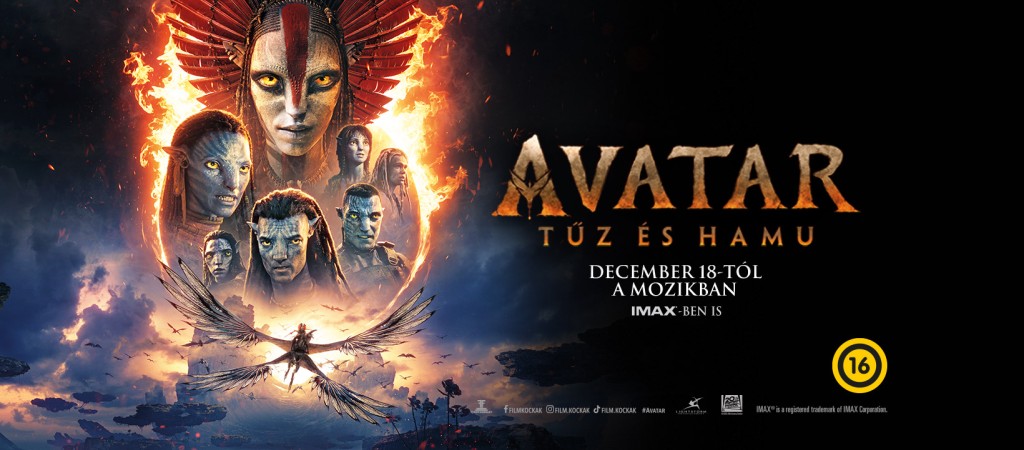 Film: Avatar: Tűz és hamu 3D (Magyar szinkronos)