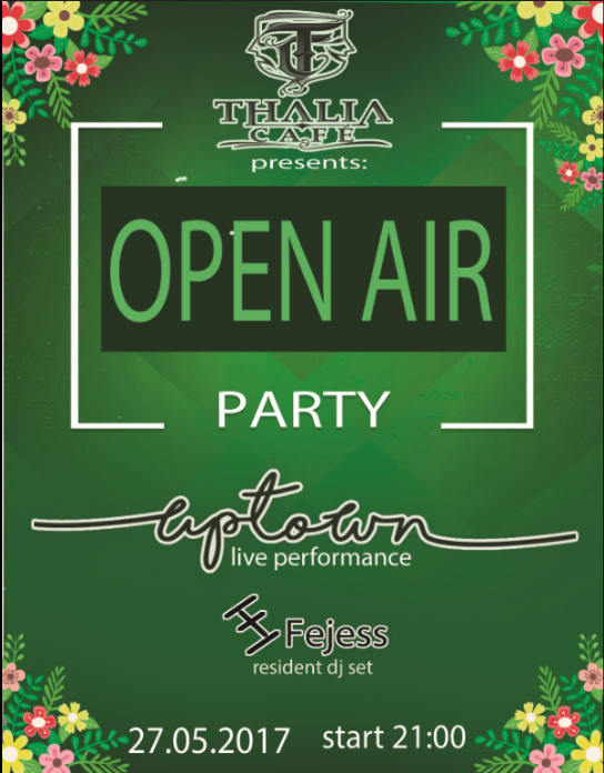 First open air party