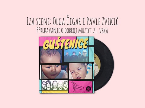 Iza scene: Olga Čegar i Pavle Zvekić