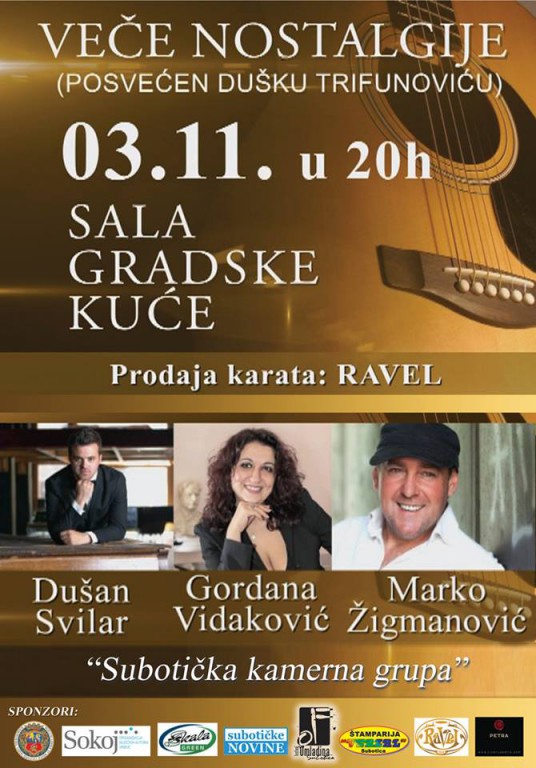 Koncert: Veče nostalgije