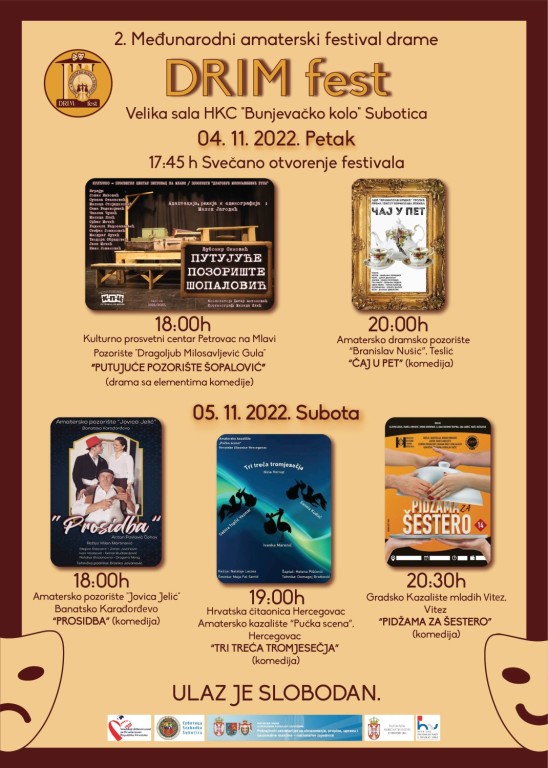 2. međunarodni amaterski festival drame DRIM fest