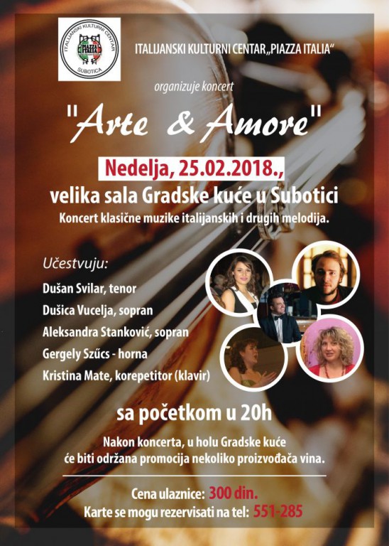 Koncert: Arte&Amore