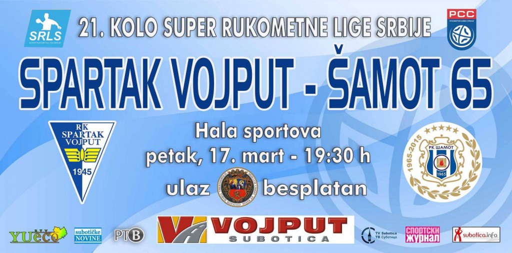 Rukomet: Spartak Vojput - Šomot 65