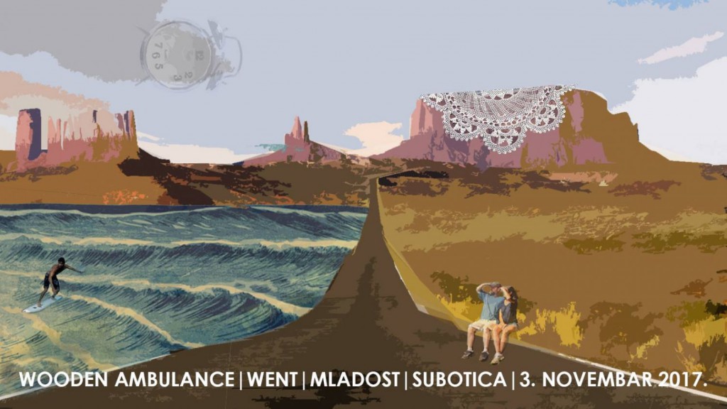 Wooden ambulance I went