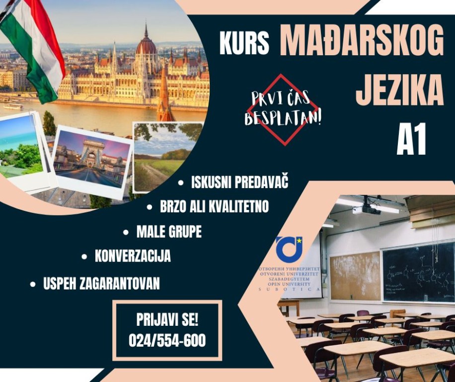 Besplatan uvodni čas za kurs mađarskog jezika