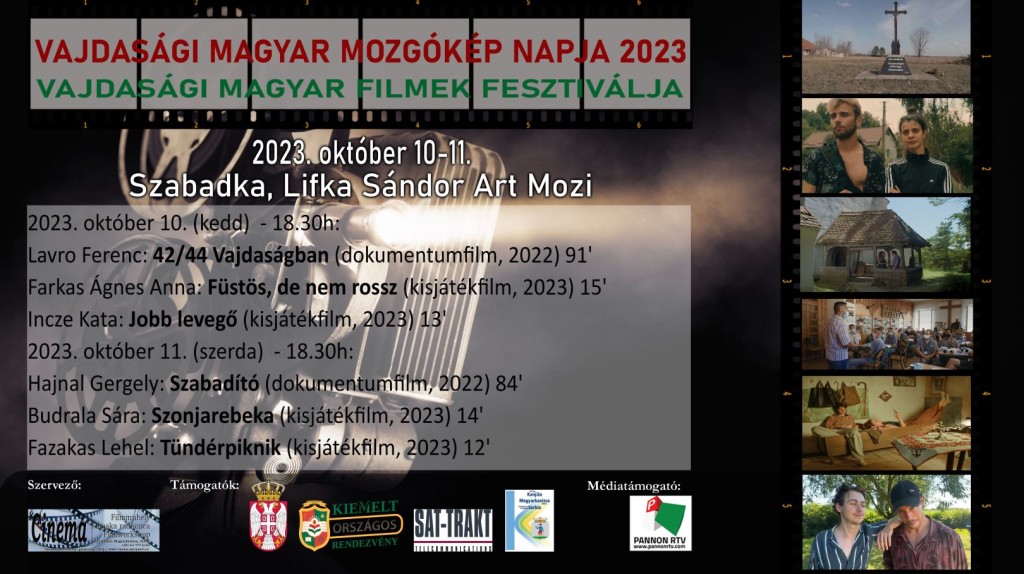 Festival vojvođanskog-mađarskog filma / Vajdasági Magyar Mozgókép napja –filmek
