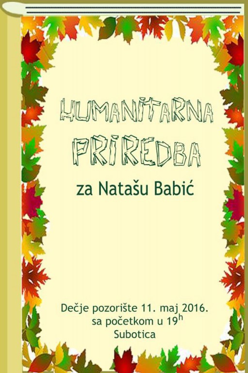 Humanitarna priredba: Dobro drvo