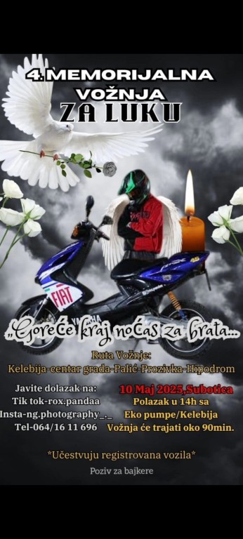 Memorijalna vožnja u sećanje na Luku Gojkovića