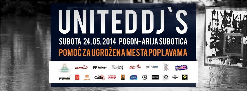UNITED DJ's - Pomoć za ugrožena mesta pogođena poplavama