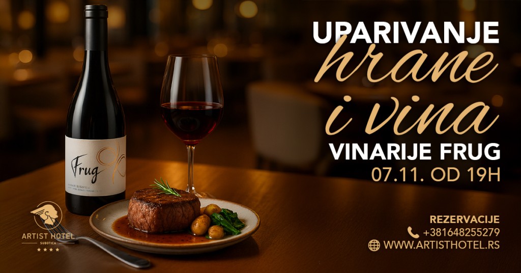 Veče za istinske hedoniste u Artist Hotelu