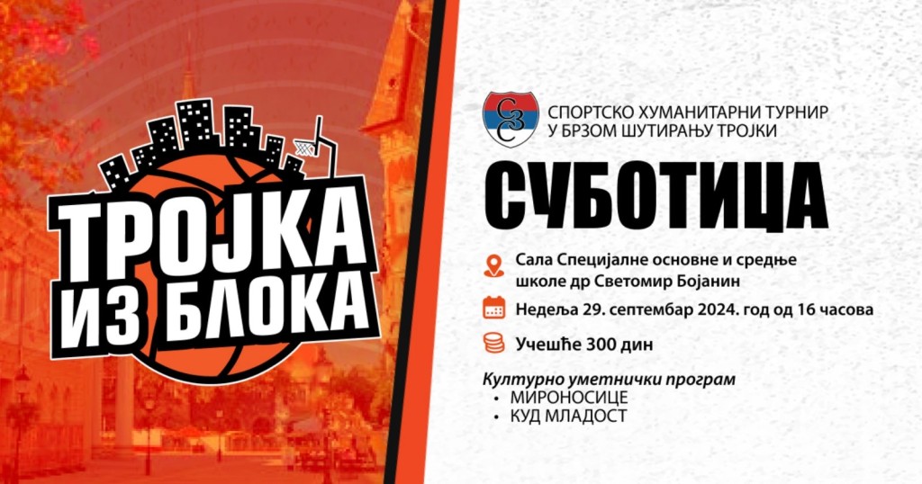 Trojka iz bloka - Humanitarni turnir u brzom šutiranju trojki