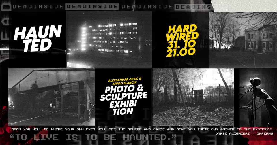HAUNTED - Fotografije Aleksandra Đevića i skulpture Arpada Slančika