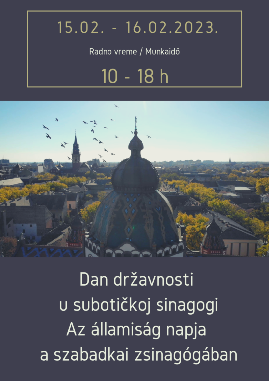 Dan držvnosti u subotičkoj sinagogi