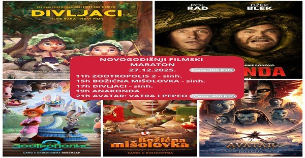 Novogodišnji filmski maraton #1 ; Avatar: Vatra i pepeo