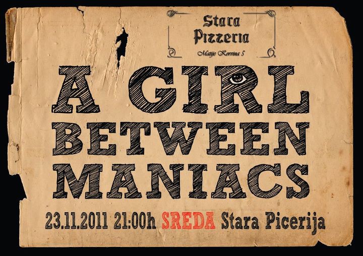 A GIRL BETWEEN MANIACS - Akustična svirka