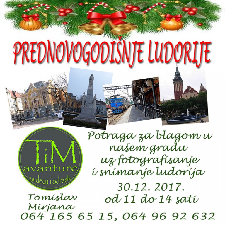 Prednovogodišnje ludorije: Potraga za blagom u centru Subotice