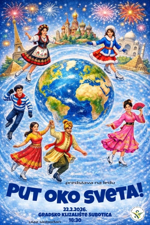 Završna svečanost programa umetničkog klizanja - predstava na ledu: "Put oko sveta"