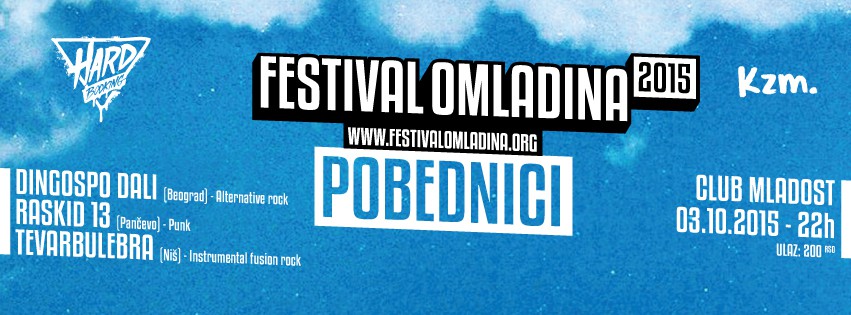 Pobednici Festivala Omladina, Dingospo Dali, Raskid 13, Tevarbulebra