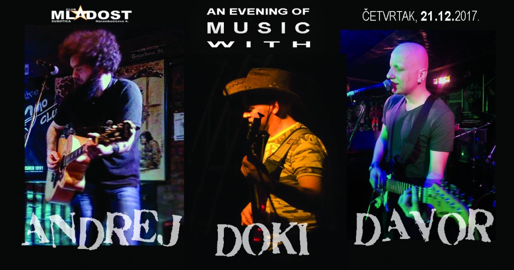 Akustična svirka: Andrej, Davor, Doki
