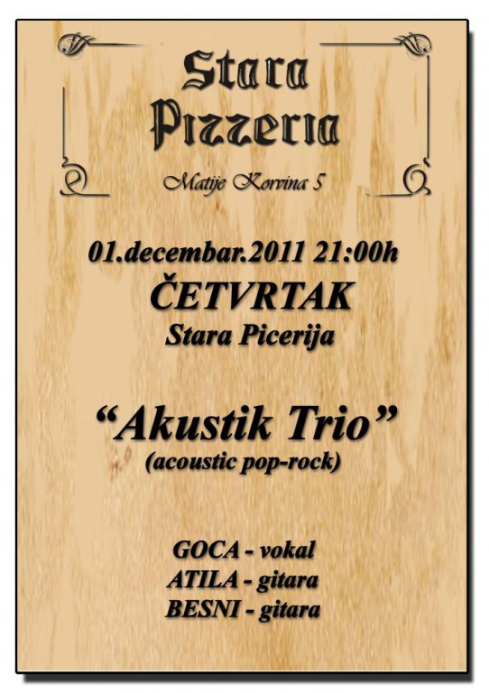 AKUSTIK TRIO