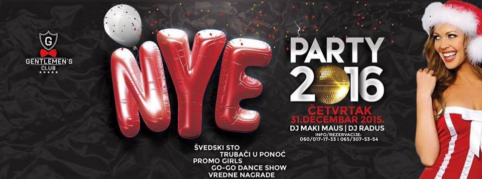 Doček Nove godine u Gentlemen's klubu