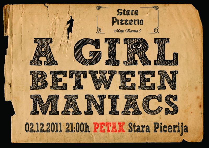 A GIRL BETWEEN MANIACS - Akustična svirka