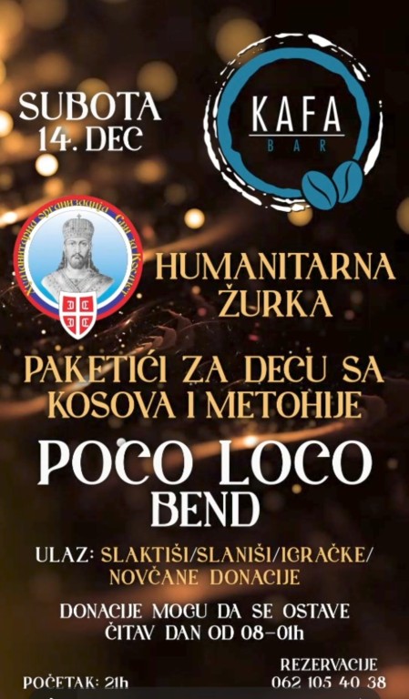 Сакупљање слаткиша за децу на Косову и Метохији