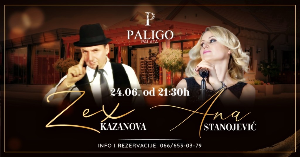 Svirka u Paligu - duo Žex Kazanova i Ana Stanojević