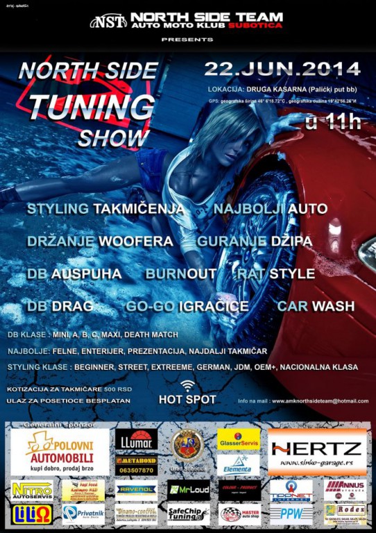 Promocija i najava manifestacije "North Side Tuning Show 2"