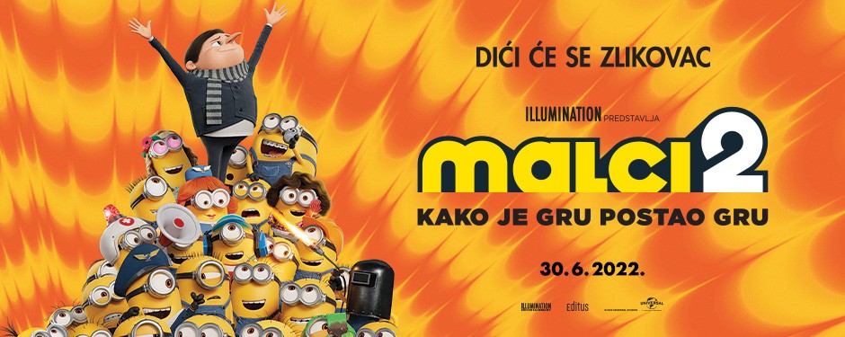 Animirani film: Malci 2 - Gruov početak (sinhronizovano)