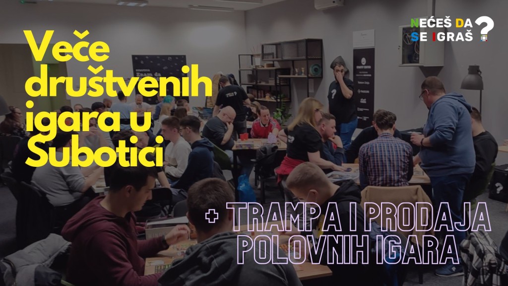 Veče društvenih igara u Subotici