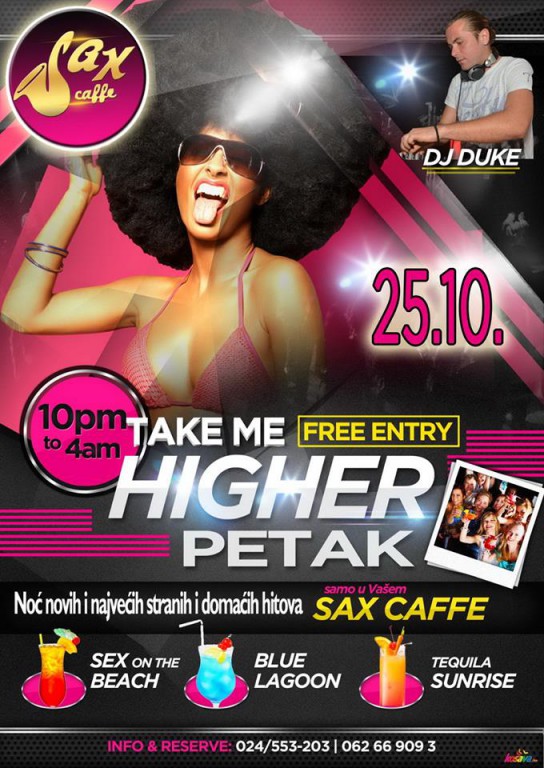 TAKE ME HIGHER FRIDAY with D.J. DUKE