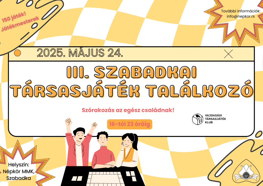 III. Szabadkai Társasjáték Találkozó