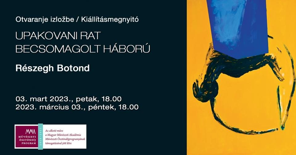 Botond Reseg: Upakovani rat - otvaranje izložbe