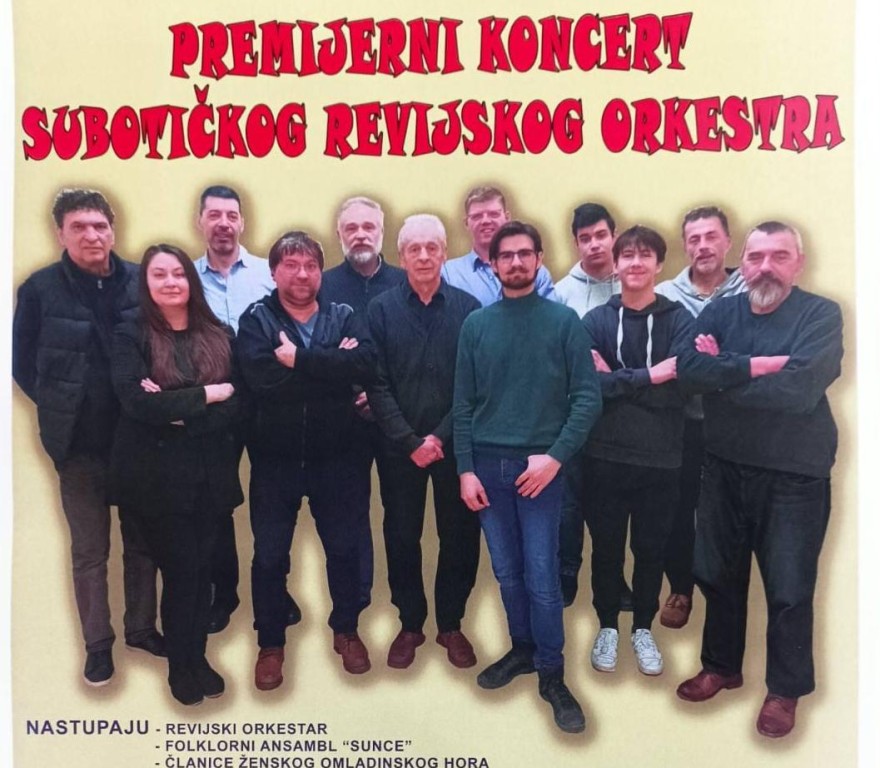 Premijerni koncert Subotičkog revijskog orkestra