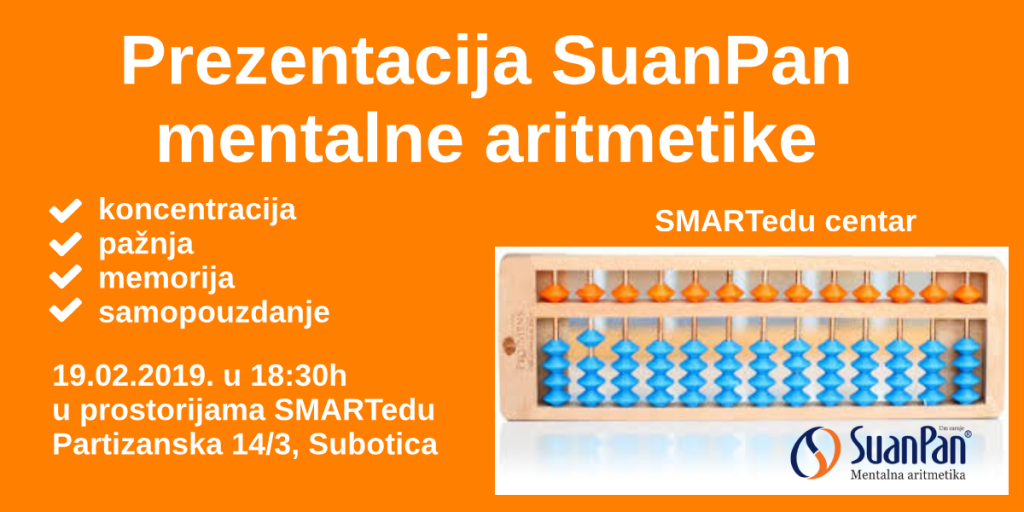 Prezentacija programa SuanPan mentalne aritmetike