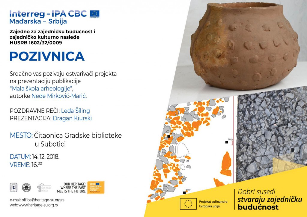 Predstavljanje publikacije "Mala škola arheologije"